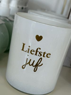 Kaars met opdruk