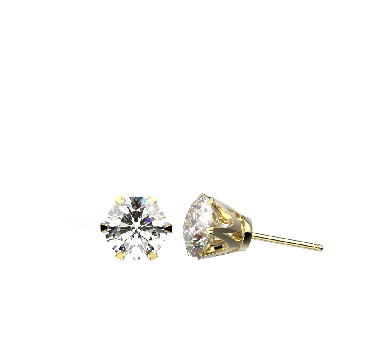 Diamond Stud Earrings Diamond Stud Earrings