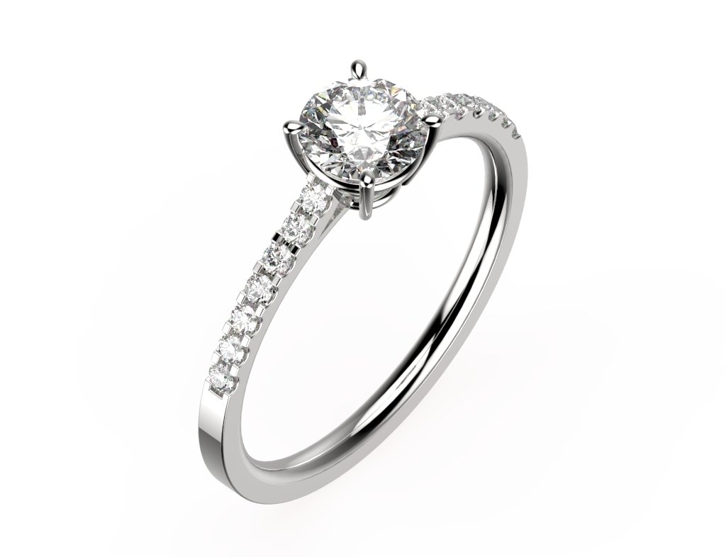 Platinum Solitaire Engagement Ring Platinum Solitaire Engagement Ring