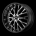 Lorenzo WL27 Gloss Black W/ Machined Face-*CONTACT FOR AVAILABILITY OUT OF STOCK*