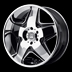 20InchesStrong TIS15 Chrome W/ Gloss Black Windows