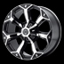 20InchesStrong TIS17 Gloss Black Machined