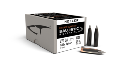 Nossler Ballistic Silvertip 270Cal 150gr Spitzer Qty:50