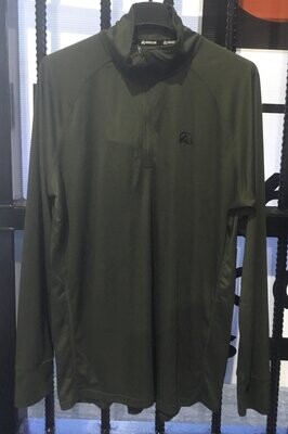 Ridgeline Mens Mcrolite Long Sleeve Quater Zip Shirt