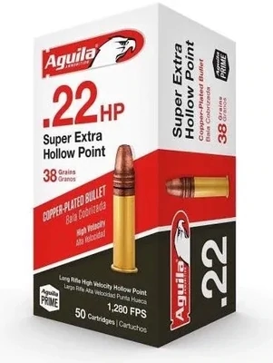 Aguila .22HP Super Extra Hollow Point 38gr