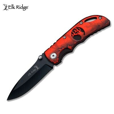 Elk Ridge Red Camo Pocket Knife