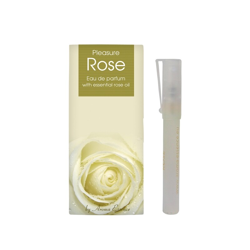 Eau De Parfum Kvepalai su rožių aliejumi &quot;Pleasure&quot; 8ml