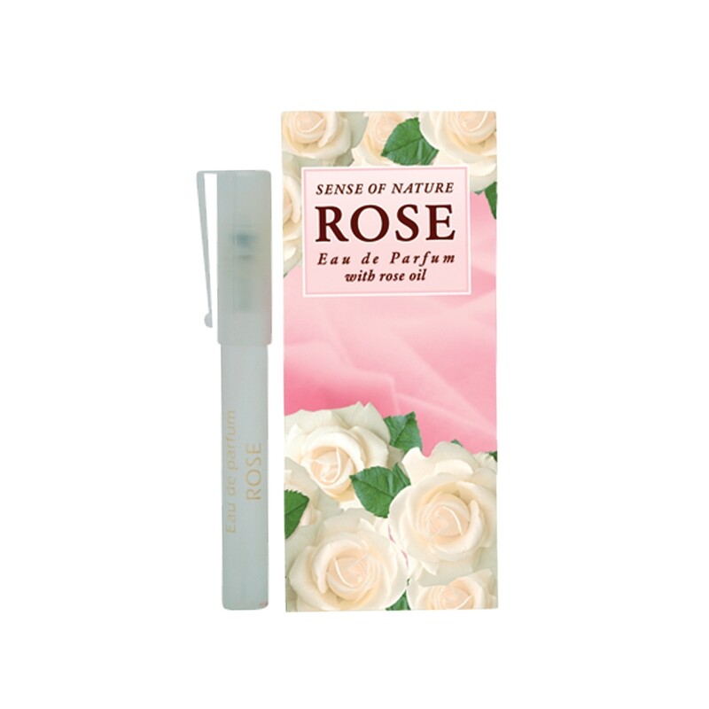 Eau De Parfum Kvepalai su rožių aliejumi &quot;Baltoji Rožė&quot; 8ml