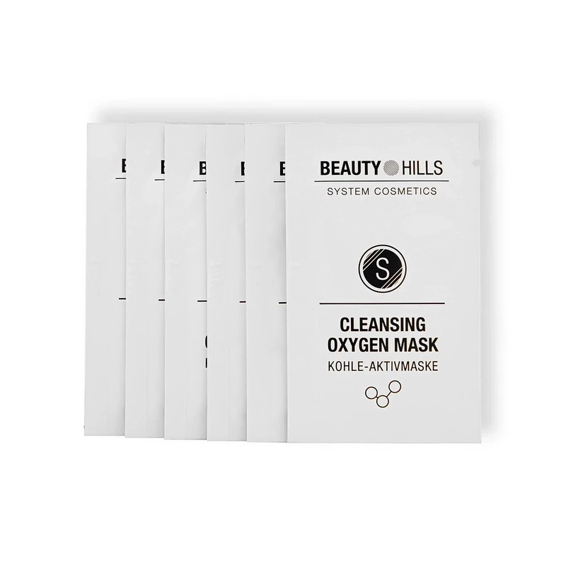 Juodoji valomoji kaukė Oxygen clean &quot;Beauty Hills&quot; - 6 vienkartinės pakuotės