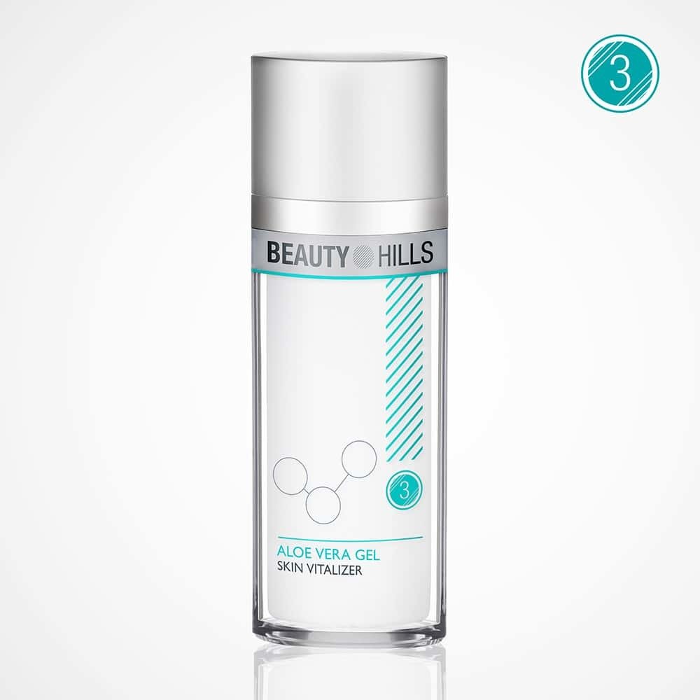 Aloe Vera gel / Alavijo gelis sausai, dehidratuotai odai, &quot;Beauty Hills&quot; - 120 ml.
