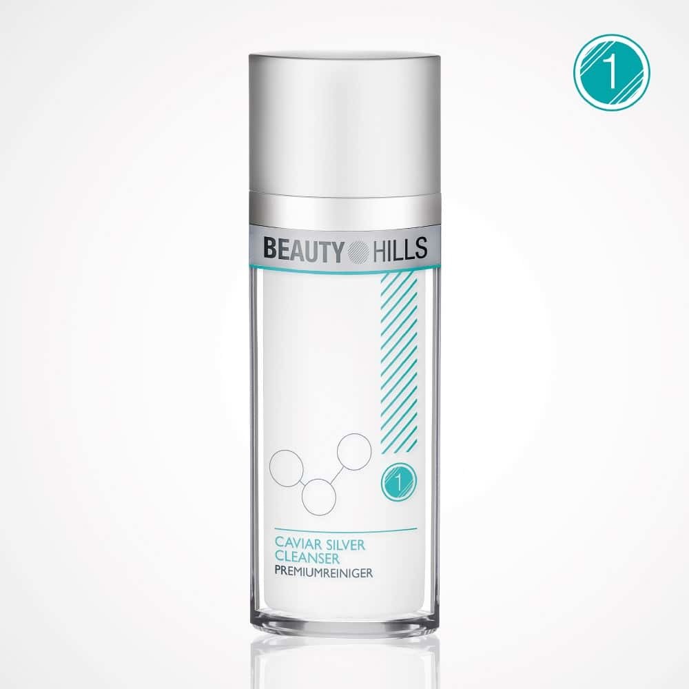Prausiklis su ikrų ekstraktu ir sidabru &quot;Beauty Hills&quot; - 120ml.