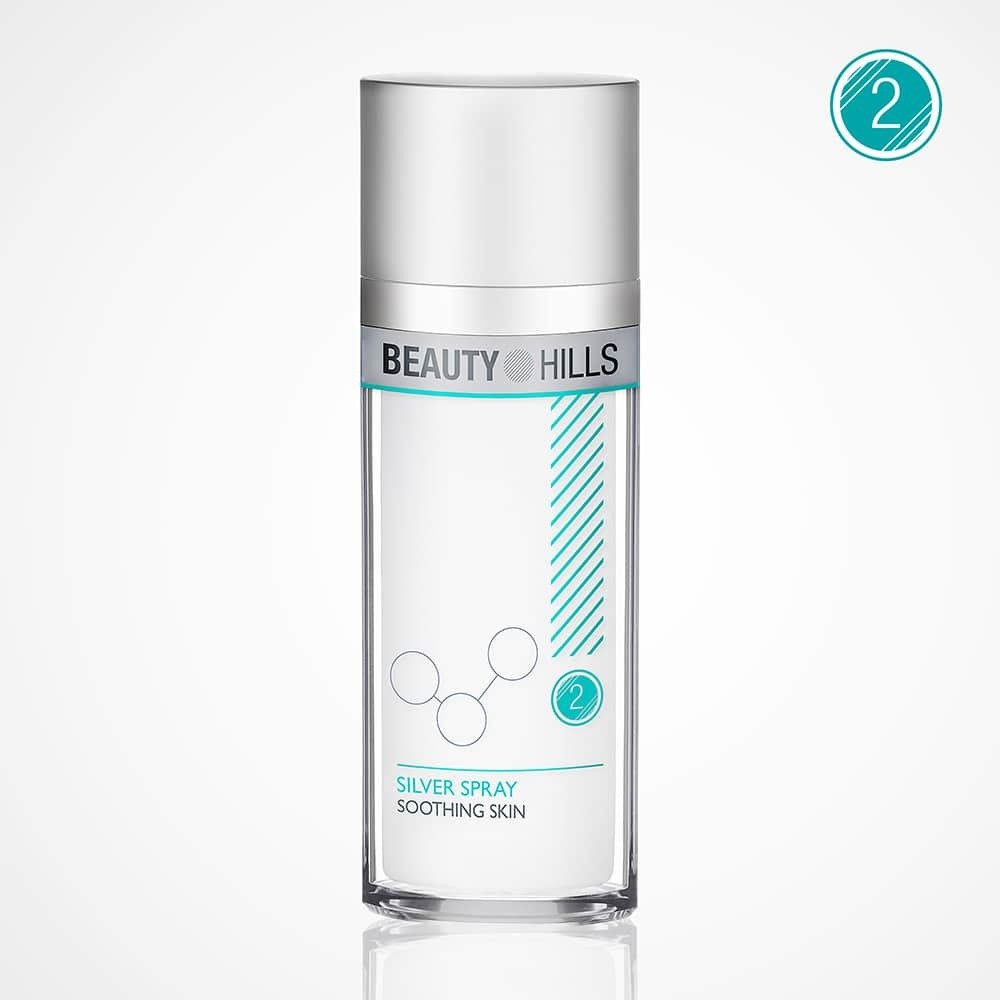 Raminantis ir drėkinantis odą koloidinio sidabro tonikas Silver spray &quot;Beauty Hills&quot; - 120ml