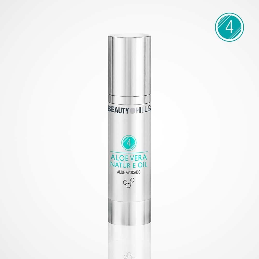 Natūralus Jauninantis odą aliejus serumas su aloe vera ir vitaminu E &quot;Beauty Hills&quot; - 30ml.