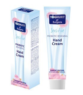 PROBIOTIC RENEWING HAND CREAM / JAUNINANTIS KREMAS RANKŲ ODAI SU PROBIOTIKAIS "Yoghurt of Bulgaria" -  75ml.