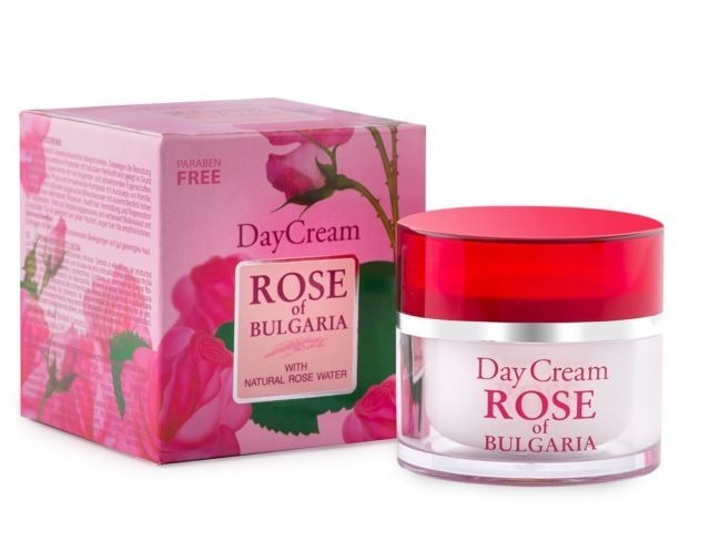 Dieninis  kremas su rožių vandeniu „Rose of Bulgaria“ 50 ml.