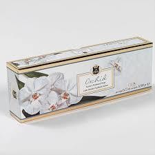 Muilas su alyvuogių aliejumi, orchidėja ir valomąsias savybes turinčiais, prabangiais priedais 3x100g.