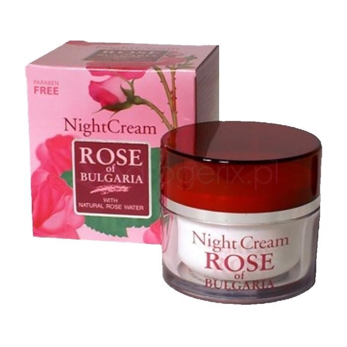 Naktinis  kremas su rožių vandeniu „Rose of Bulgaria“ 50 ml