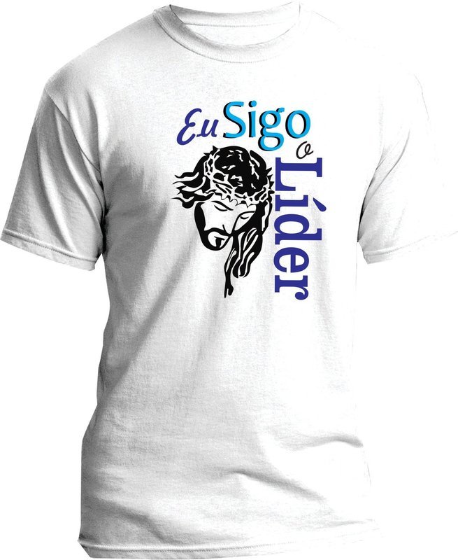 camisa eu sigo o líder