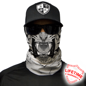 White Tiger Face Shield