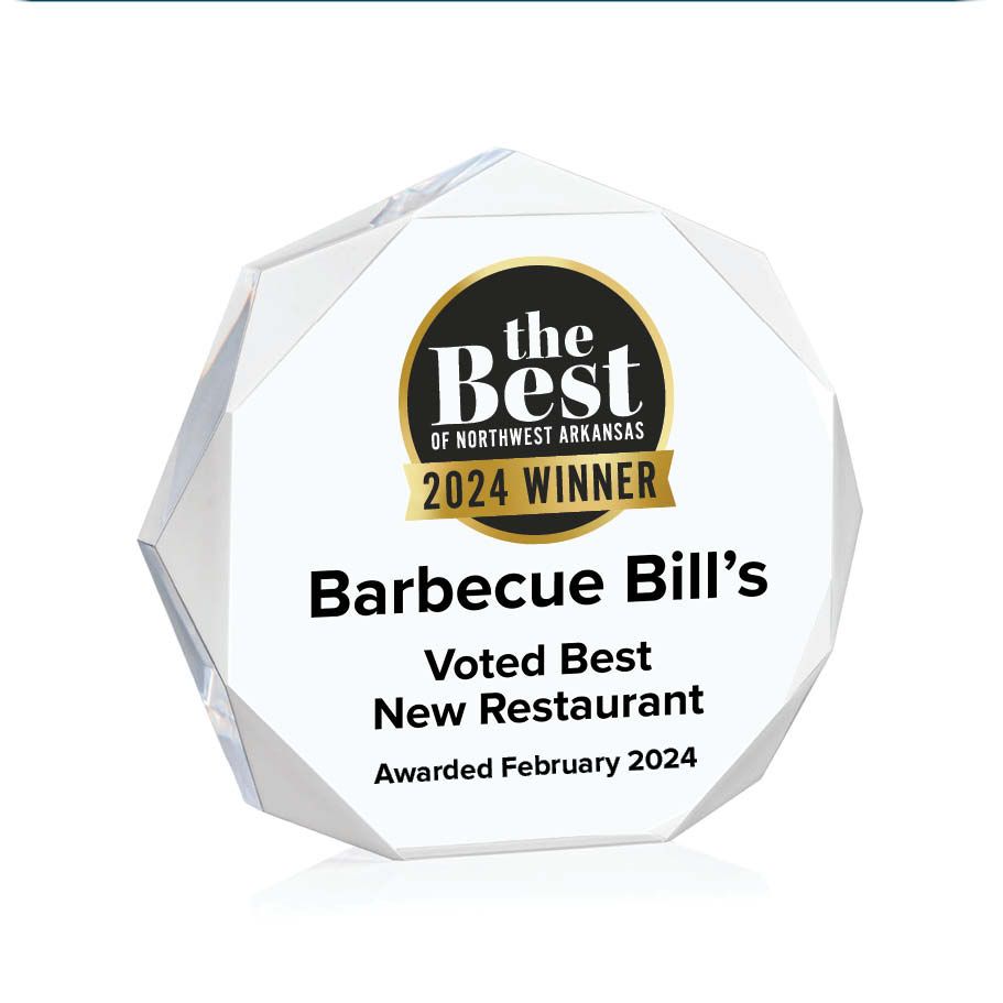 Acrylic Winner&#39;s Award - Clear Octagon