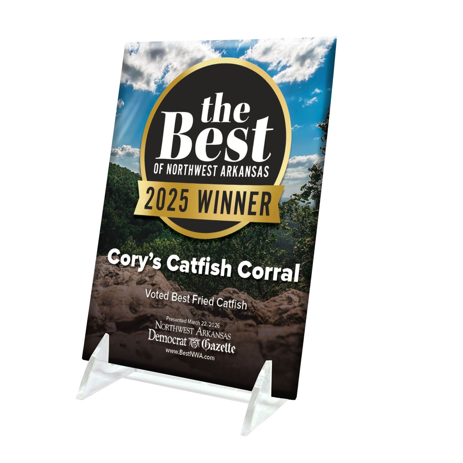 Crystal Keepsake Plaque