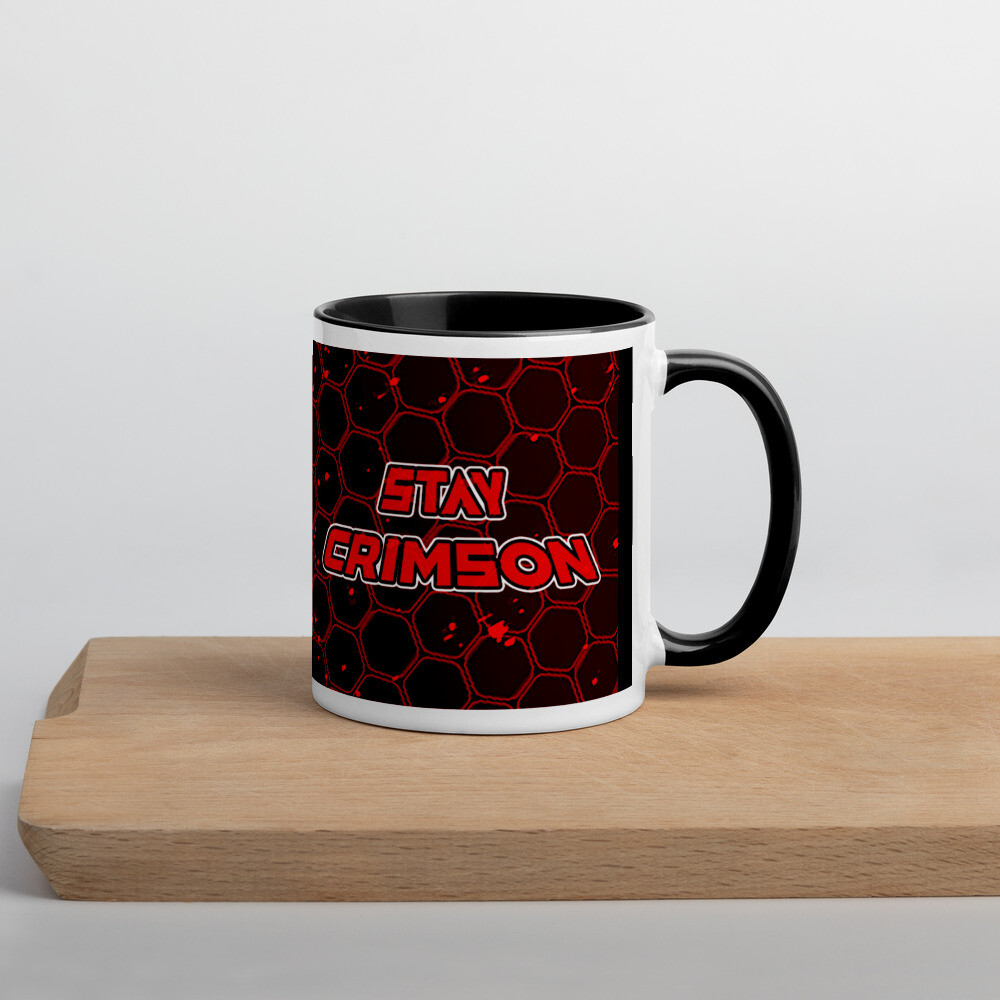 Stay Crimson Coffee / Tea Mug (with Inside Color)