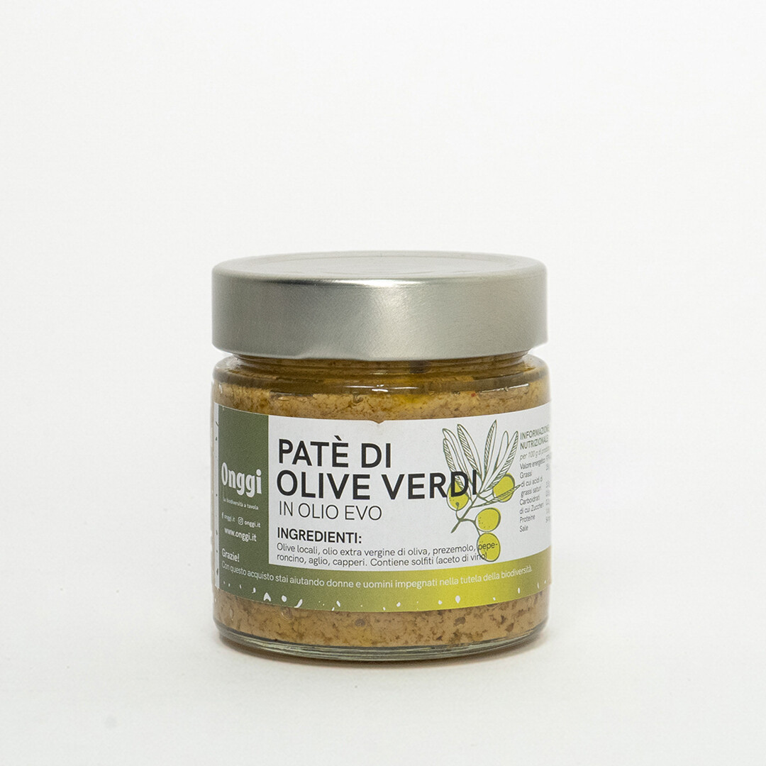 Patè di olive verdi in olio EVO
