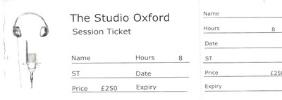 8 Hr Studio Card