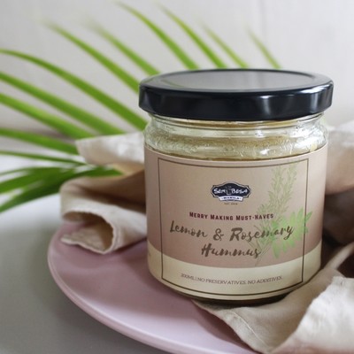 Lemon and Rosemary Hummus
