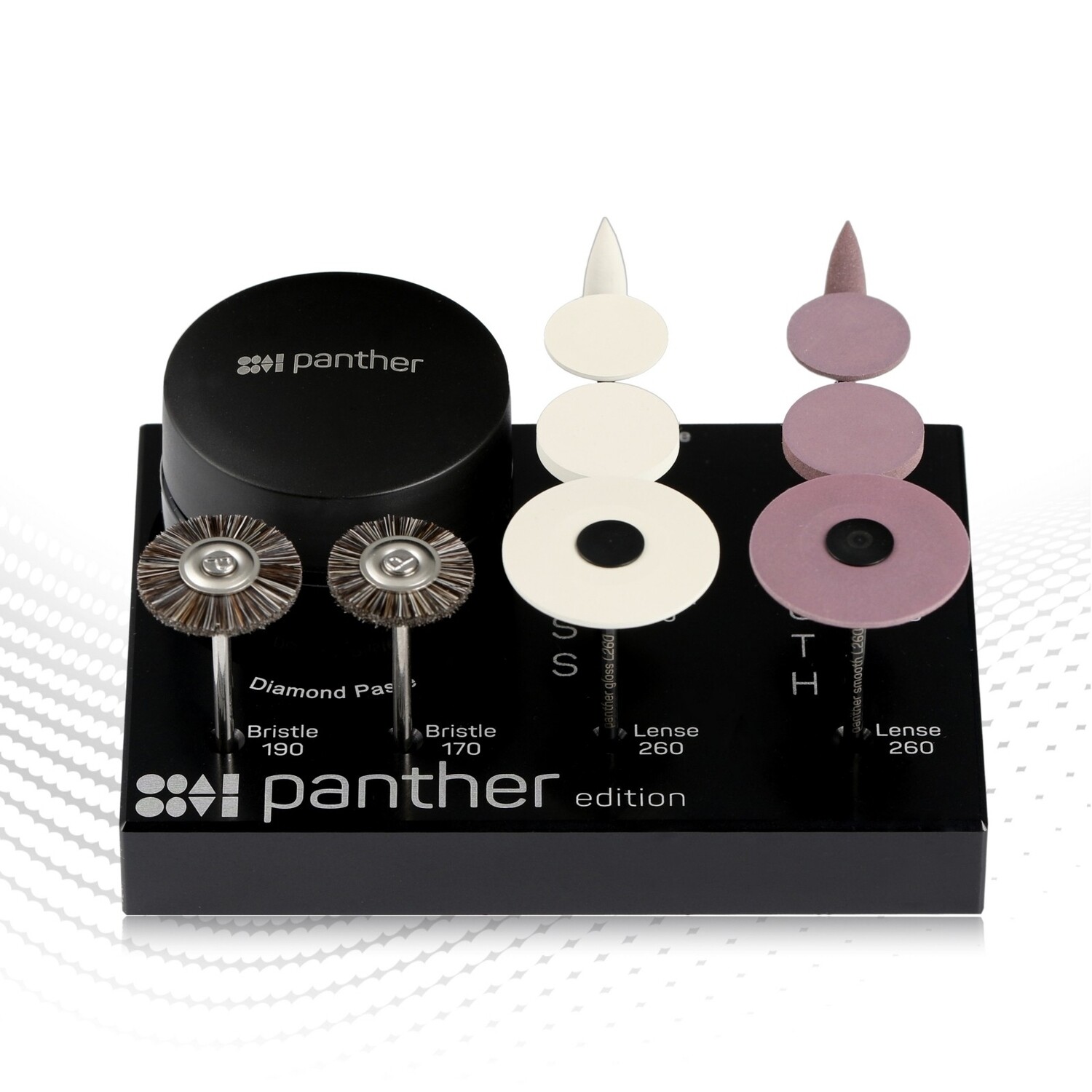Panther Starter Kit- набор для полировки оксида циркония, дисиликата лития, полевошпата