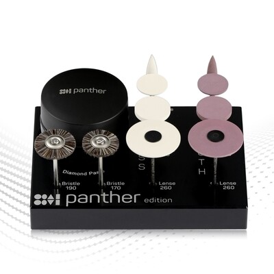 Panther Starter Kit- набор для полировки оксида циркония, дисиликата лития, полевошпата