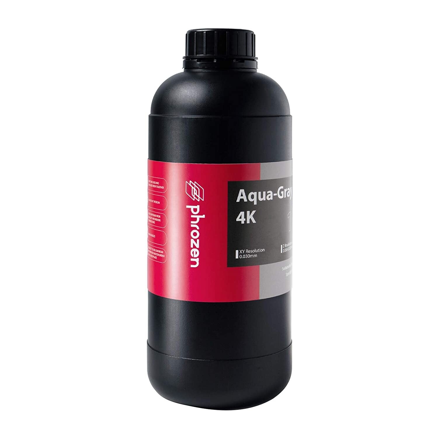 Phrozen Aqua Resin Grey 4k - фотополимерная смола, серый цвет, 1 кг