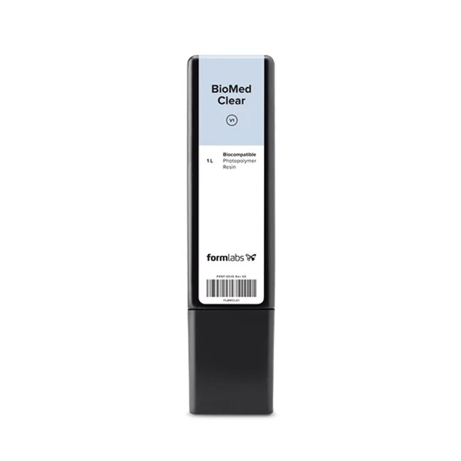 Formlabs BioMed Clear Resin - фотополимер, картридж, цвет прозрачный, 1 л