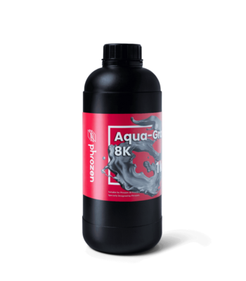Phrozen Aqua Resin Grey 8k - фотополимерная смола, серый цвет, 1 кг