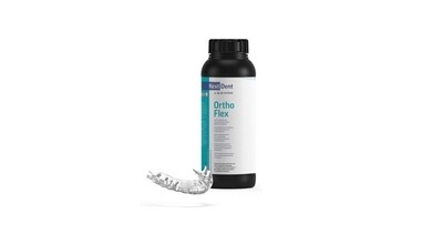 Nextdent Ortho Flex - фотополимер для печати шин и релаксирующим кап, прозрачный, 1 кг