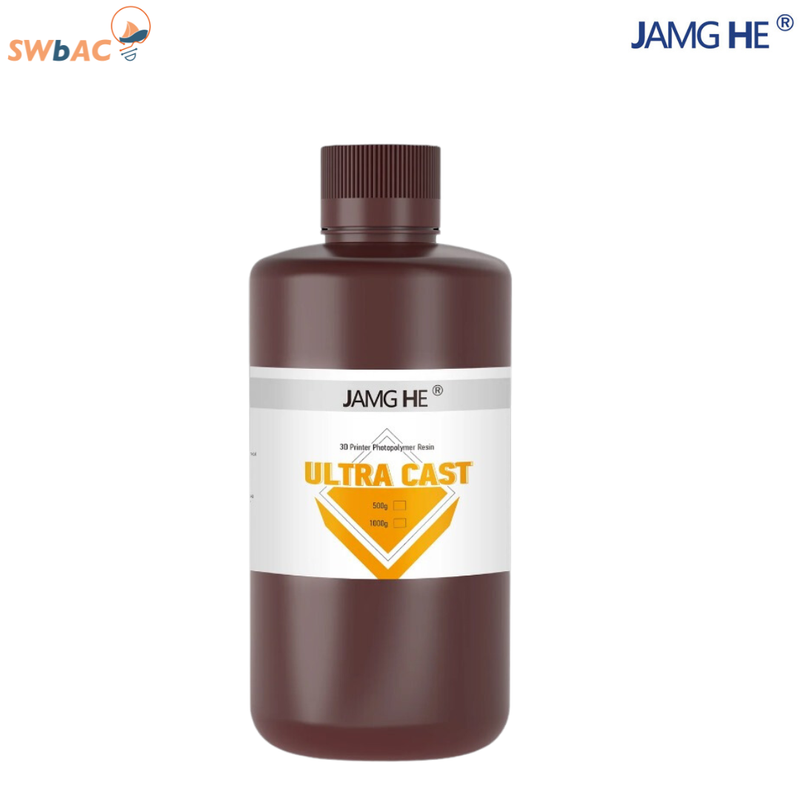 Jamghe Ultra Cast Resin - фотополимерная смола для литья и прес-керамики, цвет желтый, 0.5 кг