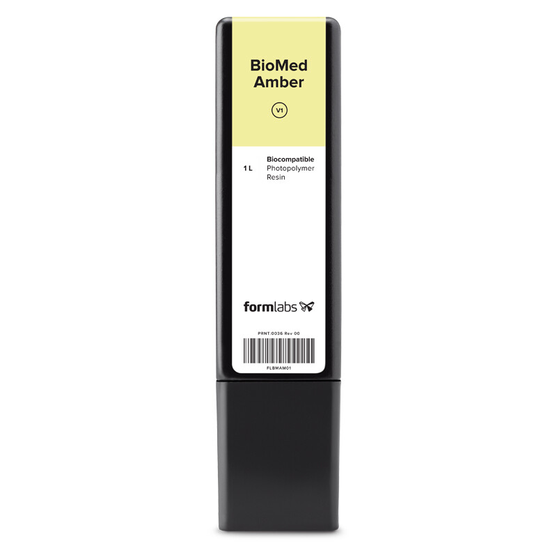 Formlabs Biomed Amber- фотополимер, картридж, цвет прозрачный, 1 л