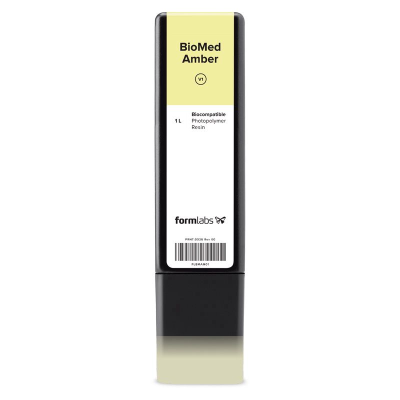 Formlabs Biomed Amber- фотополимер, картридж, цвет прозрачный, 1 л