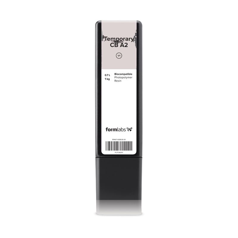 Formlabs Temporary CB Resin A2, фотополимер, картридж, 0,7л