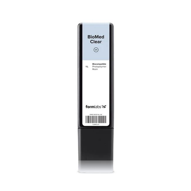 Formlabs BioMed Clear Resin — биосовместимый фотополимер, картридж 1л