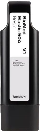 Фотополимерная смола Formlabs BioMed Elastic 50A Resin (Form 4) фотополимер, 1 л