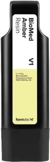 Фотополимерная смола Formlabs BioMed Amber Resin (Form 4) -  фотополимер, 1 л
