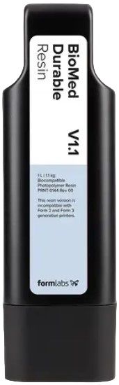 Фотополимерная смола Formlabs BioMed Durable Resin (Form 4)- фотополимер, 1 кг