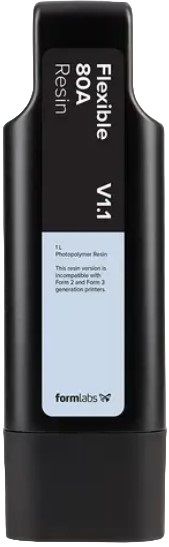 Фотополимерная смола Formlabs Flexible 80A Resin (Form 4)-  фотополимер, 1 кг
