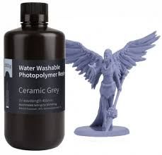 Фотополимер Elegoo Water Washable Resin 8K Серый (1 кг)