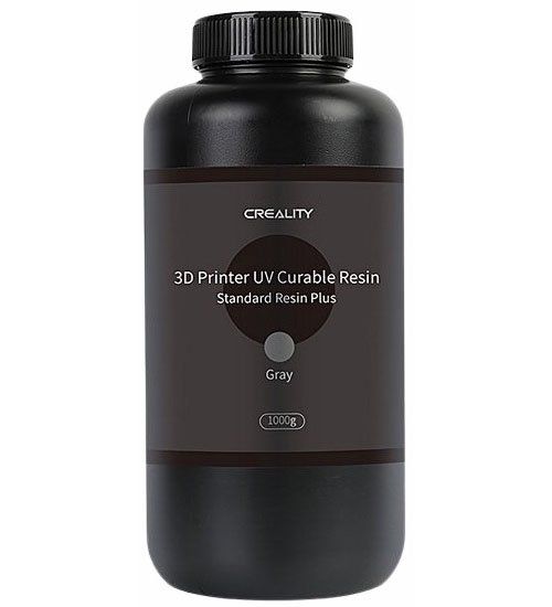 Фотополимерная смола Creality Water Washable Resin PLUS, Серая (1 кг)