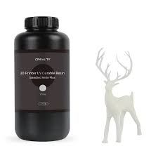 Фотополимерная смола для 3D Creality Standard Resin PLUS, белая (1 кг)