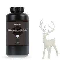 Elegoo Standard Resin PLUS белый — фотополимер для 3D печати, 1кг