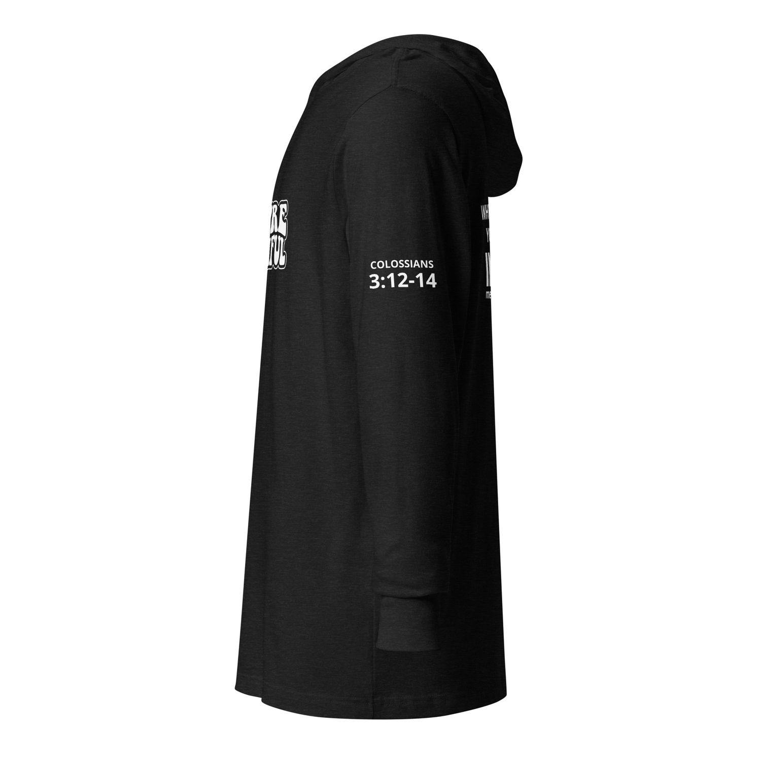 You&#39;re Beautiful Hooded long-sleeve tee