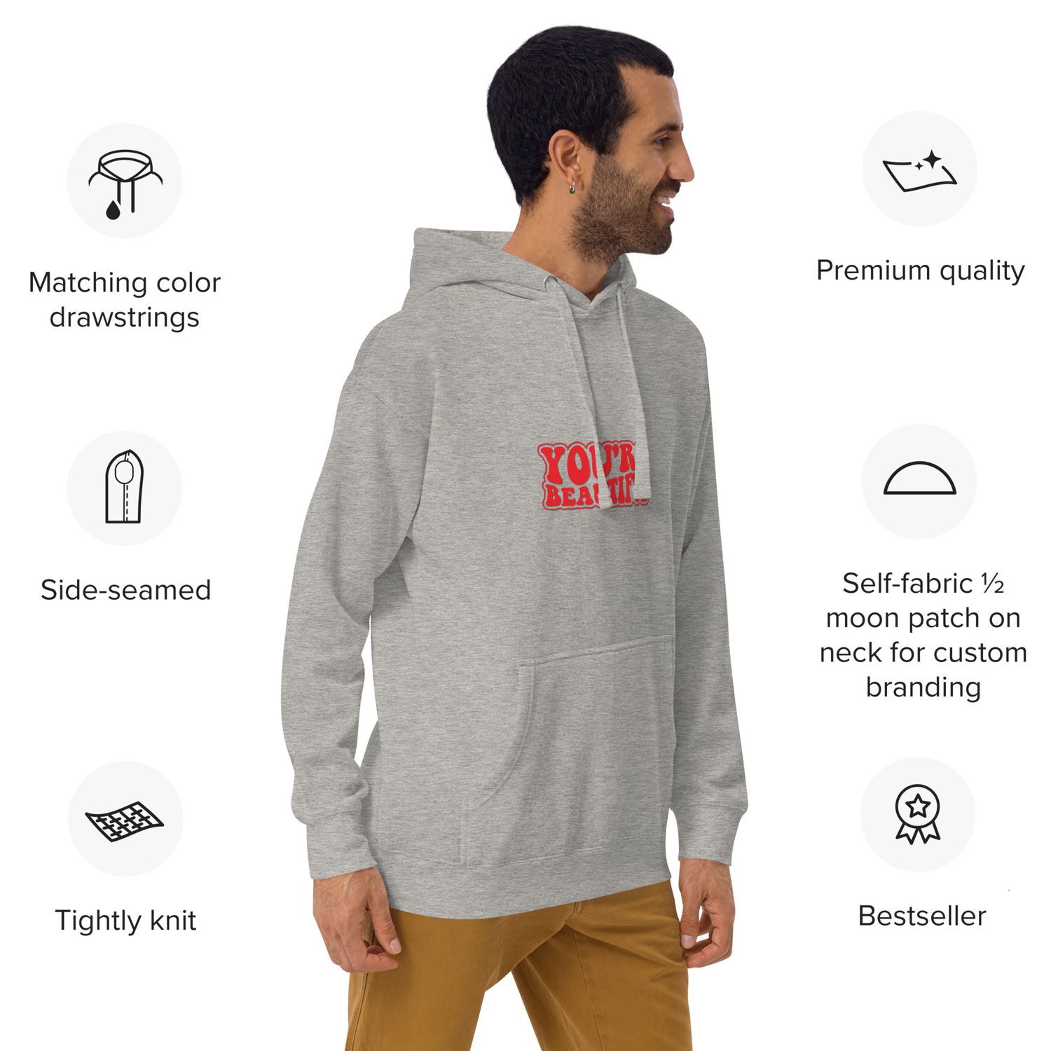 You&#39;re Beautiful Unisex Hoodie